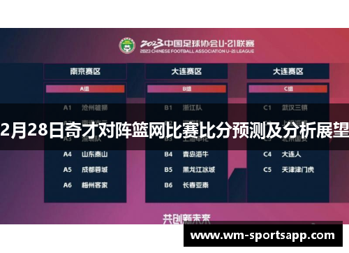 2月28日奇才对阵篮网比赛比分预测及分析展望